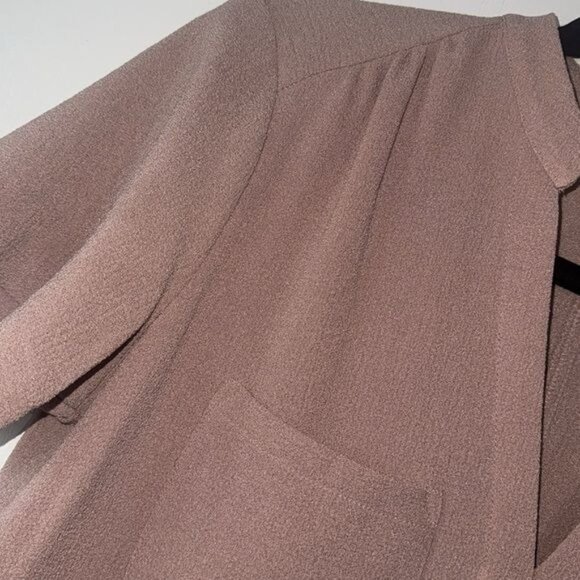 Lush Womens Short Sleeve V-Neck Shift Dress Small Blush Pink - Picture 7 of 10